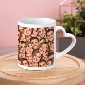 Photo Heart Handle Mug - main product image