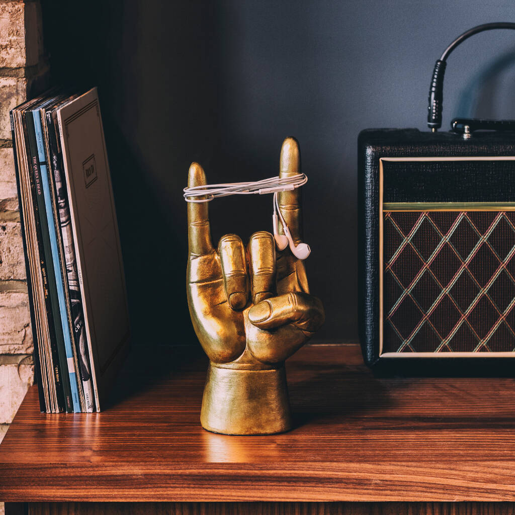 Rock On Headphone Stand - detail view