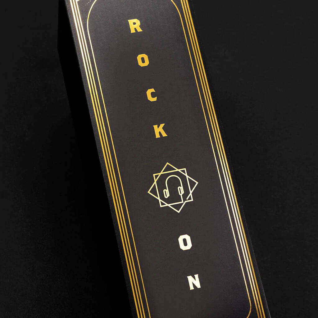 Rock On Headphone Stand - product in use