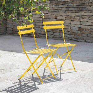 Set Of Two Of Bistro Chairs - main product image