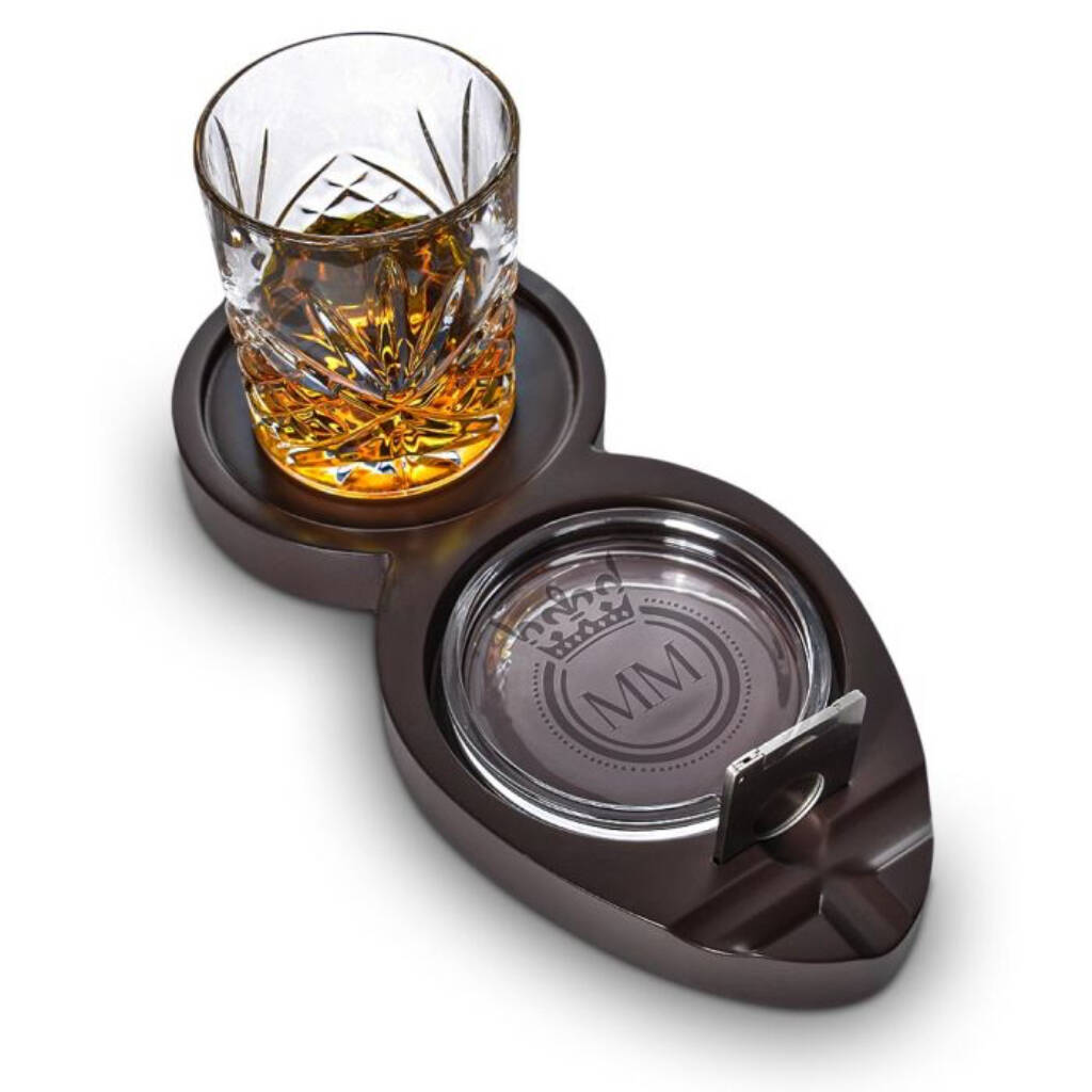 Whisky And Cigar Tray - detail view