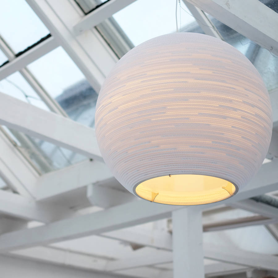 White Moon Scrap Light - detail view