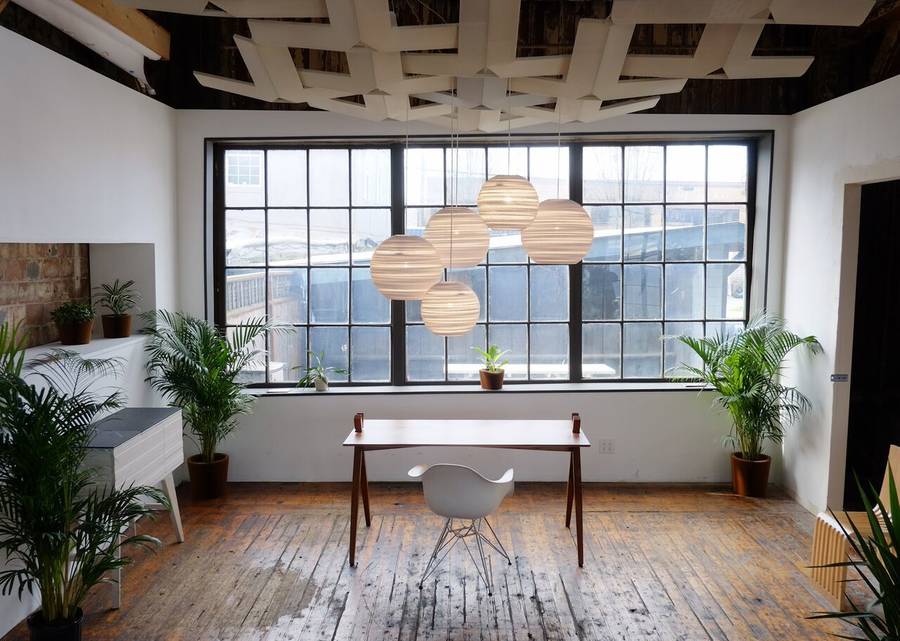 White Moon Scrap Light - lifestyle shot