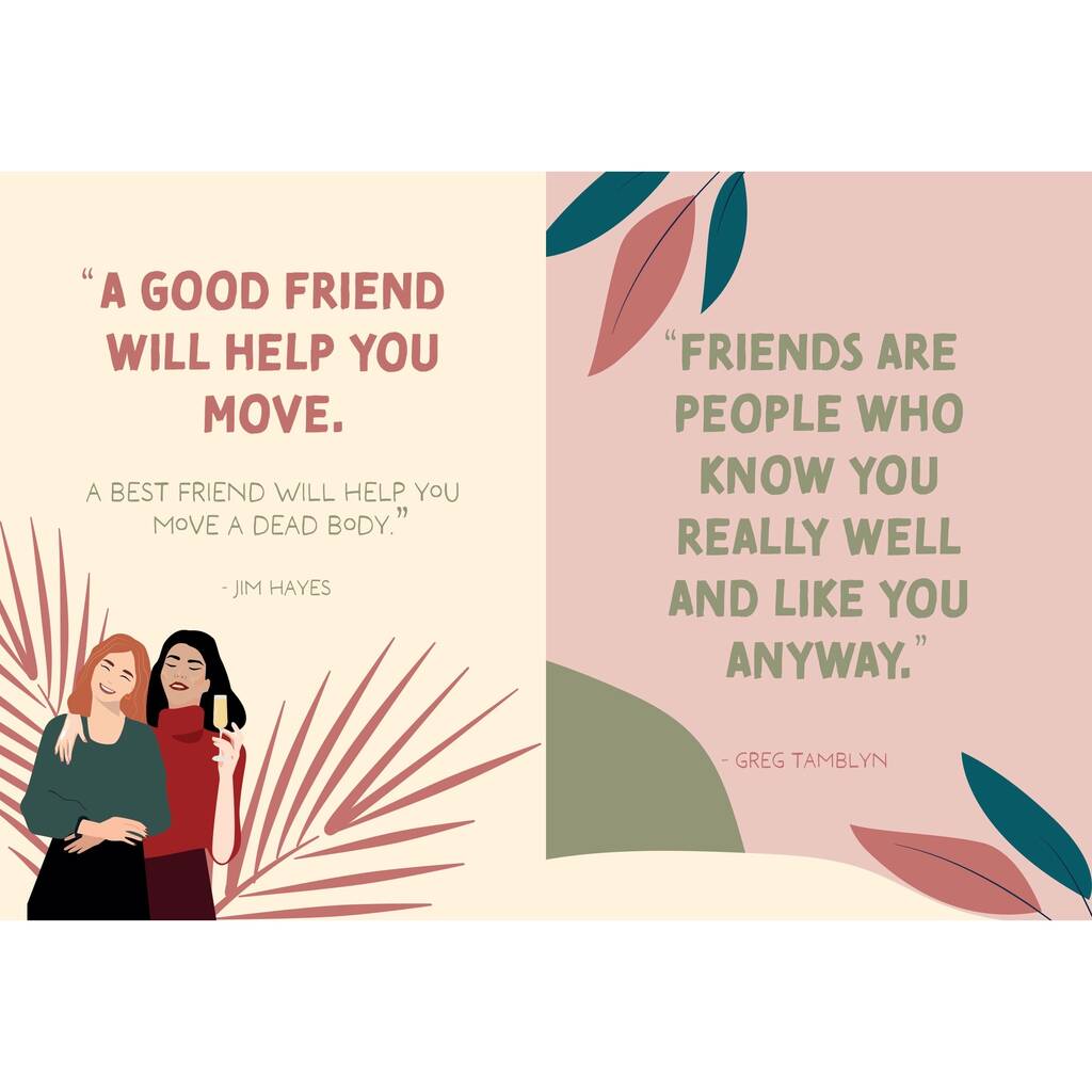 'Why We're Friends' Book - close-up detail
