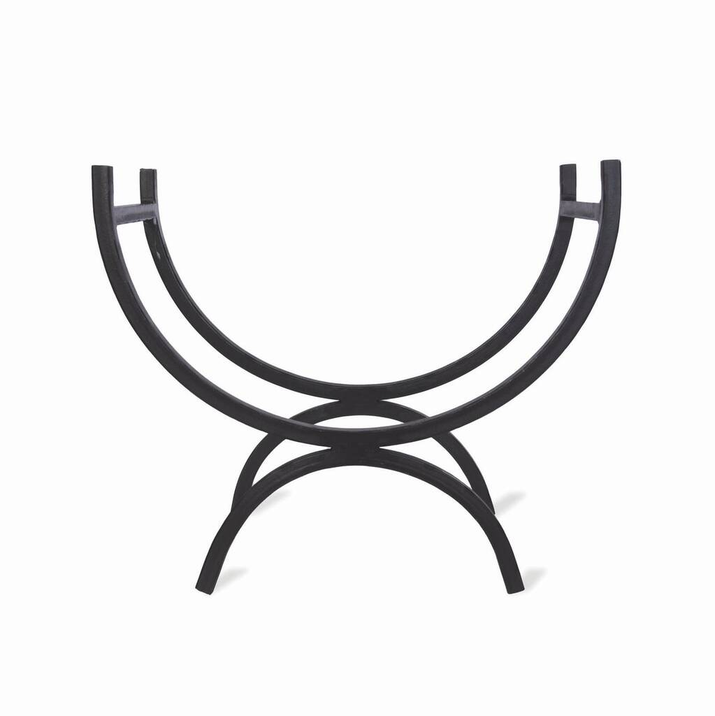 Wrought Iron Log Holder - lifestyle shot