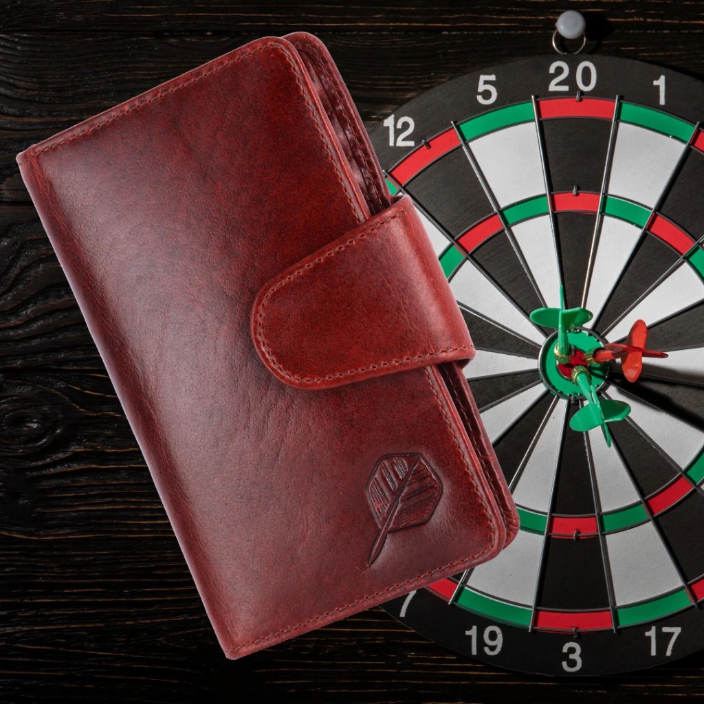 Buffalo Leather Darts Wallet - packaging view