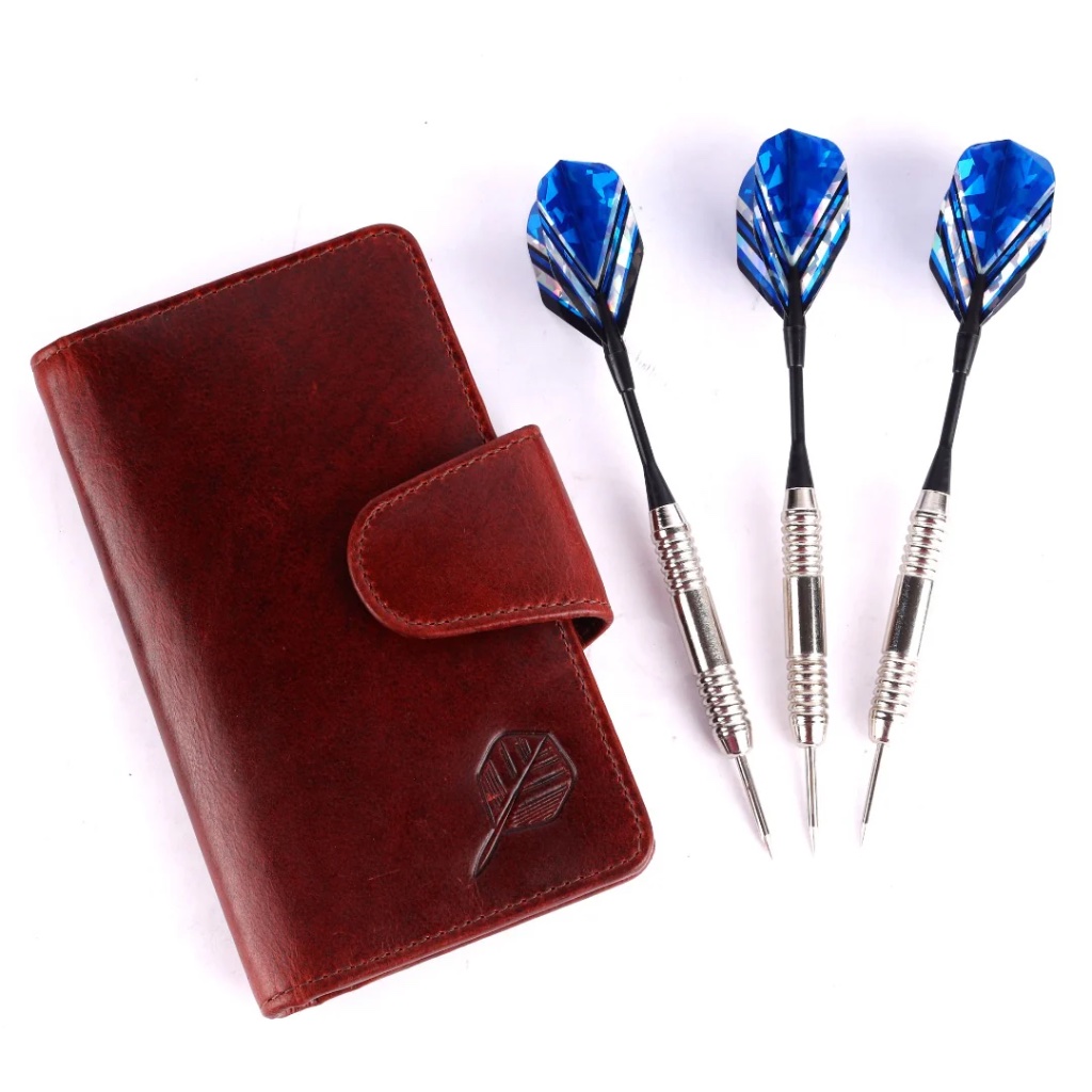 Buffalo Leather Darts Wallet - product in use