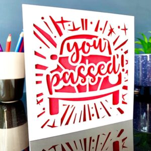 Driving Test Congratulations Card - main product image