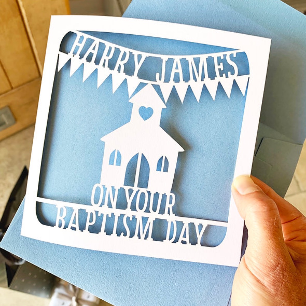 Personalised Baptism Card - main product image