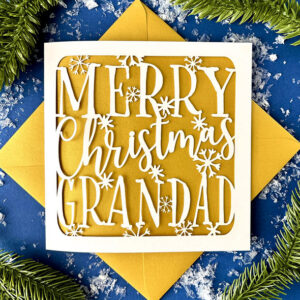 Personalised Snowflakes Christmas Card - main product image