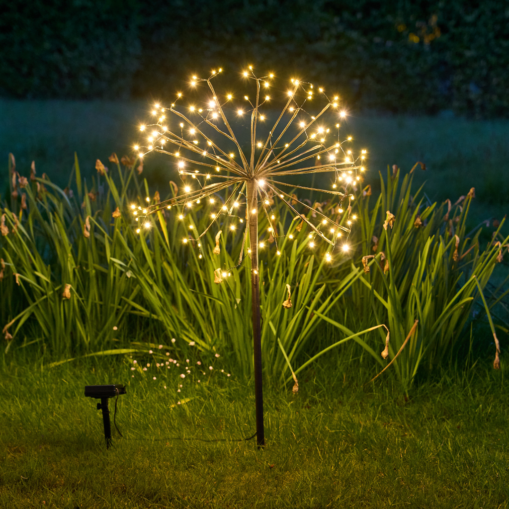 Solar Dandelion Outdoor Stake Light - alternative angle