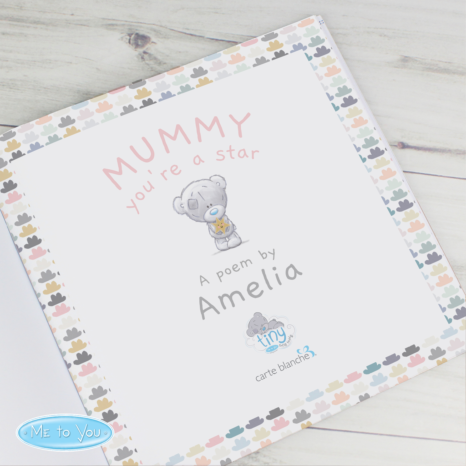 Personalised 'Mummy You're A Star' Poem Book - Image 3