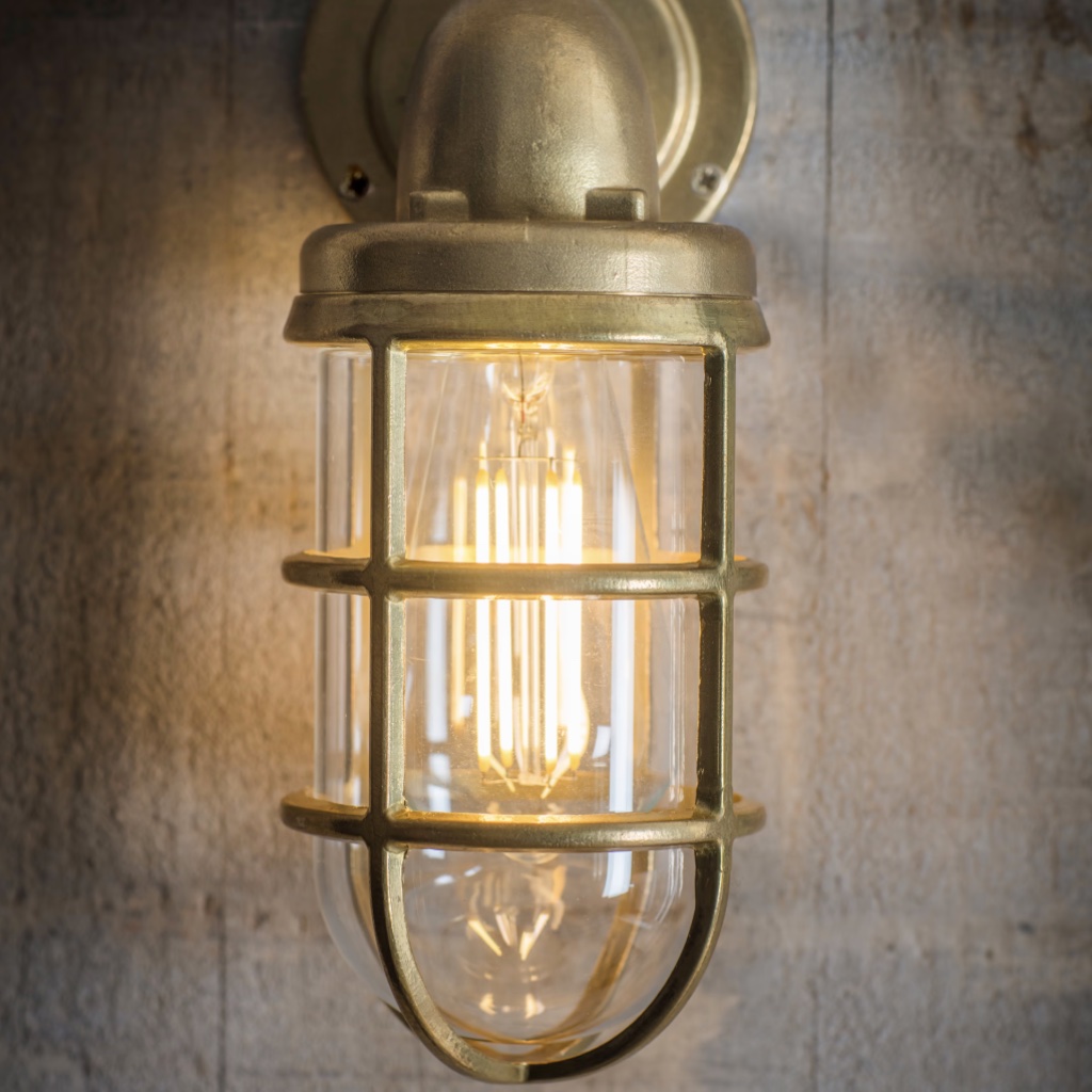 Nautical Raw Brass Down Light - Image 2