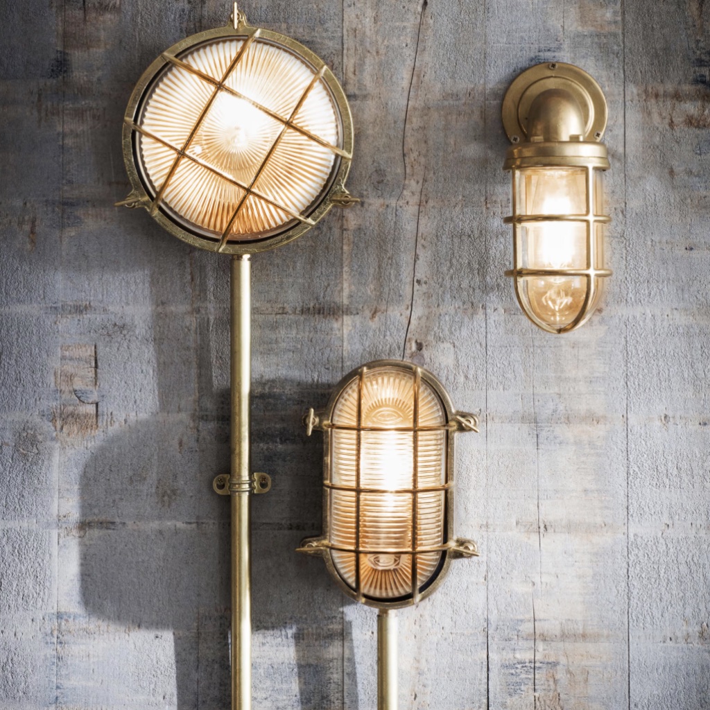 Nautical Raw Brass Down Light - Image 3