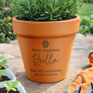 Personalised Pet Memorial Terracotta Plant Pot - Thumbnail 2