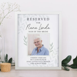 Personalised Reserved For Photo Upload Poster Frame - Thumbnail 2